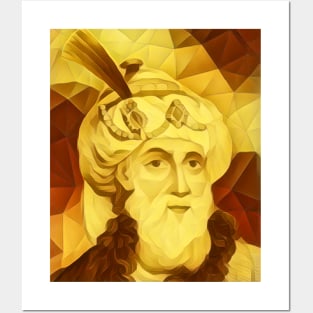 Flavius Josephus Golden Portrait | Flavius Josephus Artwork 9 Posters and Art